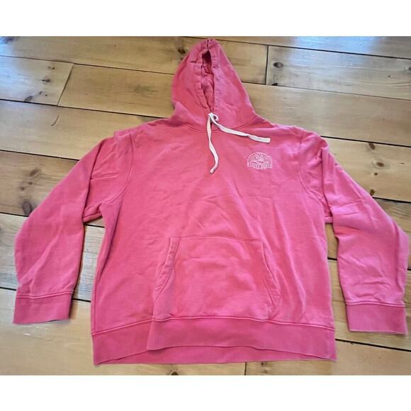 Crown & Ivy women's pink pullover hoodie. Flying South. Drawstring. Size 2XL - Picture 1 of 9